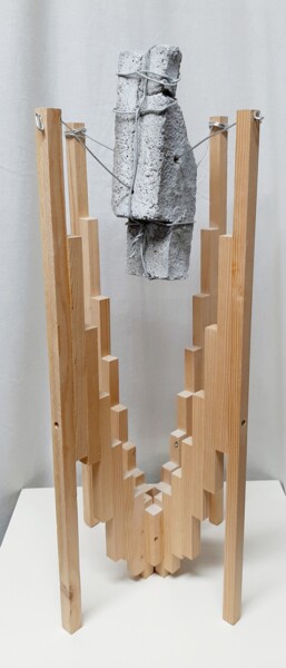 Sculpture titled "#3" by Alberto Simões De Almeida, Original Artwork, Wood