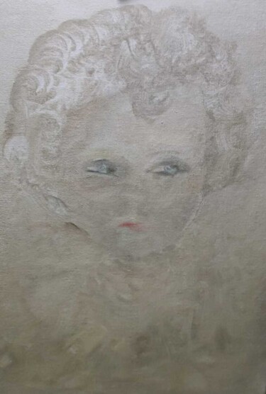 Peinture intitulée "LITTLE ANGEL" par Alberto Zappia, Œuvre d'art originale, Gouache