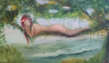 Painting titled "women's mysteries" by Alberto Zappia, Original Artwork, Oil