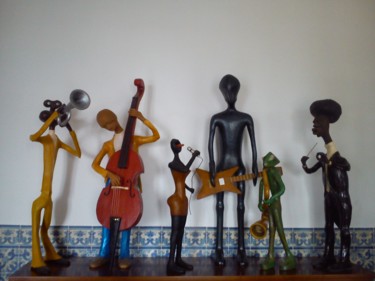 Escultura intitulada "Jazz band" por Alberto Kissola, Obras de arte originais, Outro