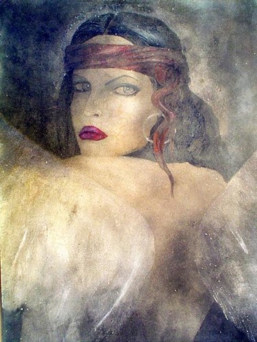Posters of New Mexico Painting titled "Posters of New Mexi…" by Alberto Thirion, Original Art, Oil