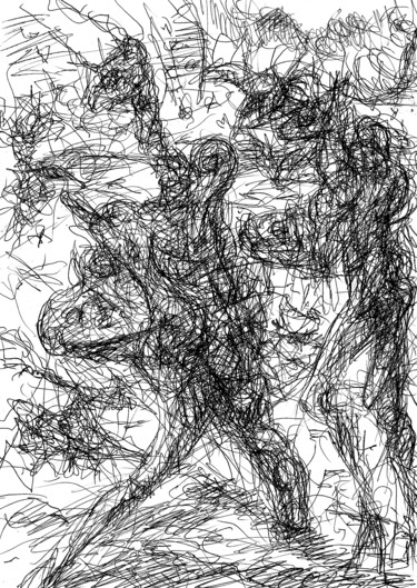 "Ufôk ajàndéka.cadea…" başlıklı Resim Alien tarafından, Orijinal sanat, Tükenmez kalem