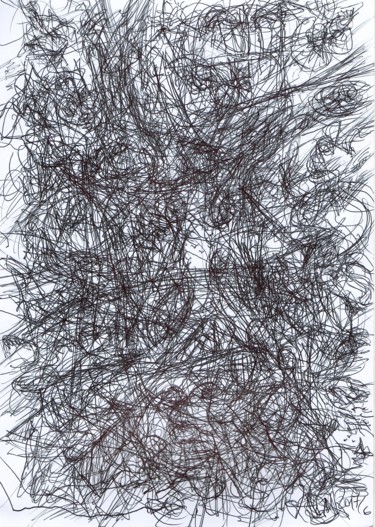 Drawing titled "the-genius-is-invis…" by Alien, Original Artwork