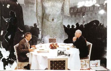 Photographie intitulée "Le diner des géants" par Alien, Œuvre d'art originale