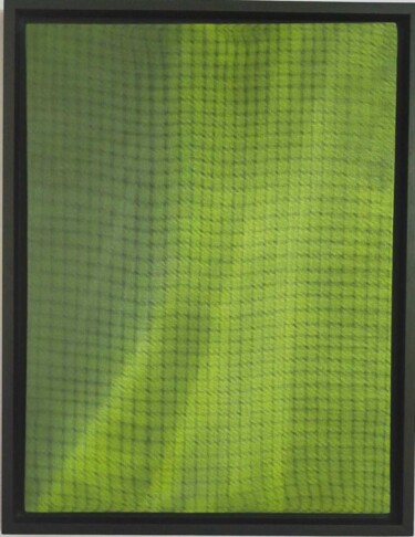 Textile Art titled "fibra di vetro" by Aldo Carnevale, Original Artwork, Textile fiber Mounted on Wood Stretcher frame
