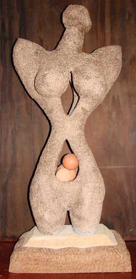 Escultura intitulada "Fertilidade" por Alceo Luiz De Costa Dcosta, Obras de arte originais
