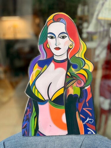 Digitale Kunst getiteld "Buste femme Alcor a…" door Alcorart Alcor, Origineel Kunstwerk, 3D-modellering
