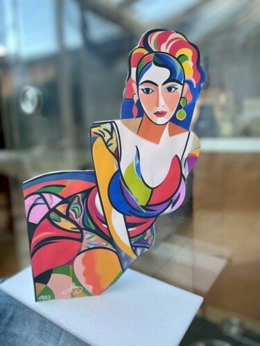 Artes digitais intitulada "Buste femme Alcor a…" por Alcorart Alcor, Obras de arte originais, Modelagem 3D