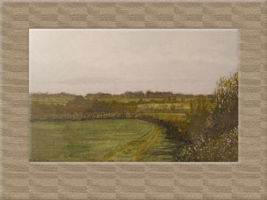 Peinture intitulée "Paysage breton Fini…" par Alain Delafosse, Œuvre d'art originale