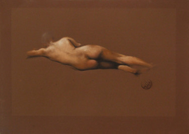 Dibujo titulada "El cuerpo de el" por Aldo Ciccione Chacal, Obra de arte original