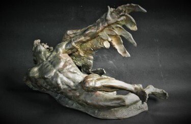 雕塑 标题为“Icaro” 由Aldo Falchi, 原创艺术品, 青铜