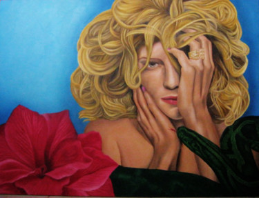 Pittura intitolato "Donna" da Ale Aleart, Opera d'arte originale, Olio