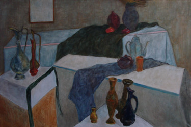 Malerei mit dem Titel "Кувшины" von Aleksei Filippov, Original-Kunstwerk
