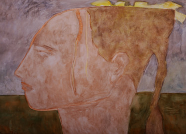 Картина под названием "Профиль" - Алексей Филиппов, Подлинное произведение искусства