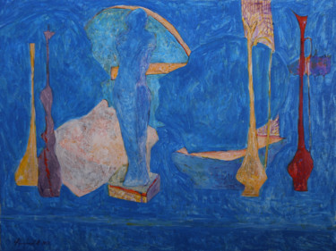 Peinture intitulée "Натюрморт с античны…" par Aleksei Filippov, Œuvre d'art originale