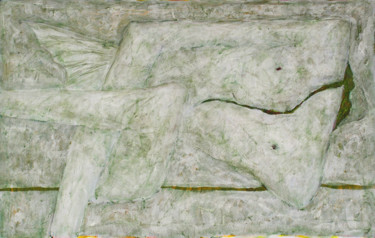 Schilderij getiteld "Лежащая фигура" door Aleksei Filippov, Origineel Kunstwerk
