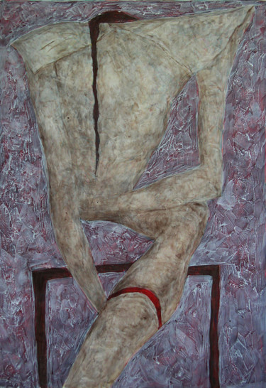 绘画 标题为“Сидящая фигура” 由Алексей Филиппов, 原创艺术品