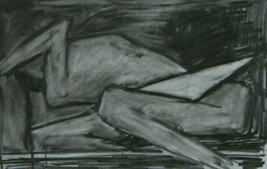 Peinture intitulée "Лежащая фигура" par Aleksei Filippov, Œuvre d'art originale