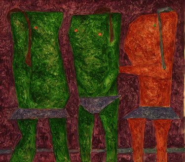 Картина под названием "Три грации" - Алексей Филиппов, Подлинное произведение искусства