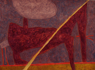 Картина под названием "Упавший воин" - Алексей Филиппов, Подлинное произведение искусства