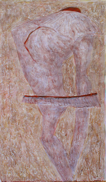 Pintura intitulada "Фигура и драпировка" por Aleksei Filippov, Obras de arte originais