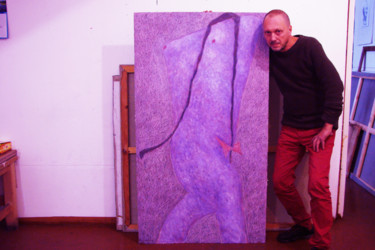 Peinture intitulée "Акрил на холсте, 20…" par Aleksei Filippov, Œuvre d'art originale