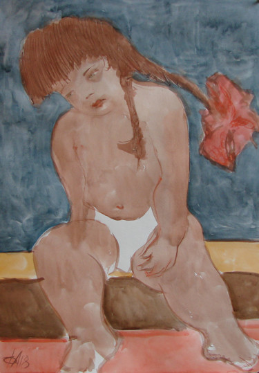 Картина под названием "акварель, 60 х 40,…" - Алексей Филиппов, Подлинное произведение искусства