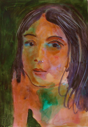 Painting titled "Портрет" by Aleksei Filippov, Original Artwork
