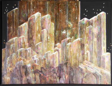 A ma place Peinture intitulée "A ma place" par Aledoussal, Œuvre d'art originale, Huile