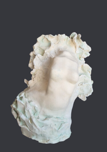 Rzeźba zatytułowany „Emerger” autorstwa Alejandra Valeiro, Oryginalna praca, Glina