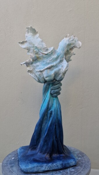 Skulptur mit dem Titel "Sin título" von Alejandra Valeiro, Original-Kunstwerk, Ton
