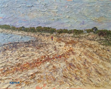 Pintura titulada "Playa" por A.Spera, Obra de arte original