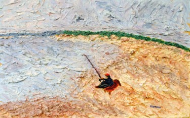 Painting titled "Pescador" by A.Spera, Original Artwork