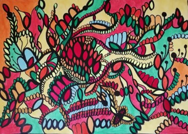 Pintura titulada "apache" por Alejandro, Obra de arte original, Acrílico