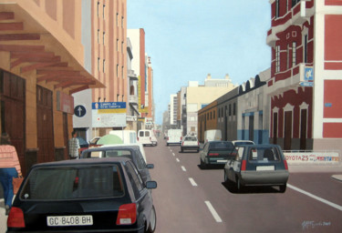 Pintura titulada "calle-venegas-2.jpg" por Alejandro Fajardo, Obra de arte original