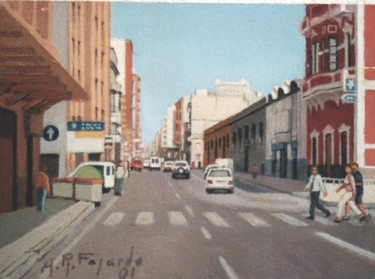 Pintura titulada "calle-venegas.jpg" por Alejandro Fajardo, Obra de arte original