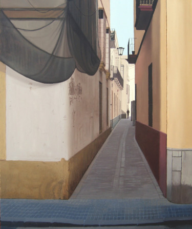 Pintura titulada "la-malla-negra.jpg" por Alejandro Fajardo, Obra de arte original