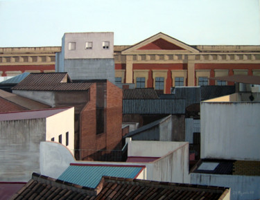 Pintura titulada "tejados.jpg" por Alejandro Fajardo, Obra de arte original