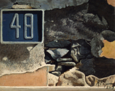 Painting titled "numero-48.jpg" by Alejandro Fajardo, Original Artwork