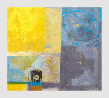 Pintura intitulada "Yellow Sinphony" por Alejo, Obras de arte originais, Acrílico Montado em Outro painel rígido