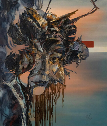 Peinture intitulée "Surreal impressioni…" par Alek Tretiak, Œuvre d'art originale, Huile