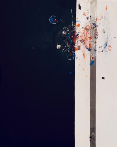 Картина под названием "Restart" - Alexandra Kraeva, Подлинное произведение искусства, Акрил Установлен на Деревянная рама дл…