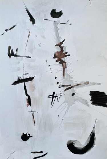 Рисунок под названием "Composition 1" - Alexandra Kraeva, Подлинное произведение искусства, Чернила