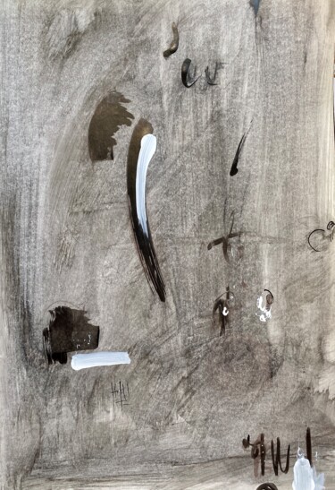 Рисунок под названием "Composition 6" - Alexandra Kraeva, Подлинное произведение искусства, Чернила