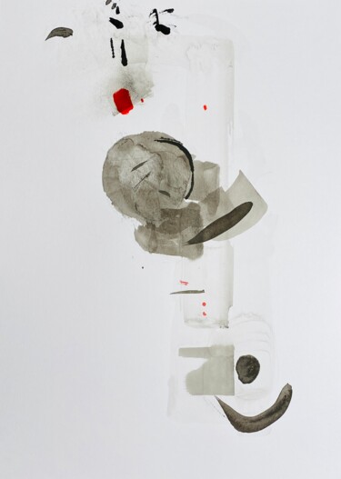 Рисунок под названием "Composition 16" - Alexandra Kraeva, Подлинное произведение искусства, Чернила