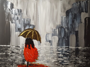 Картина под названием "После дождя" - Aleks, Подлинное произведение искусства, Акрил
