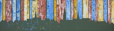 Pittura intitolato "Hamburg Germany" da Aleks Andr, Opera d'arte originale, Olio Montato su Altro pannello rigido