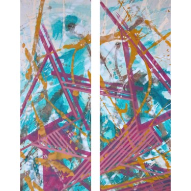 The Chaos of Life AB Original Painting Abstract Dessin intitulée "The Chaos of Life A…" par Aleks Andr, Œuvre d'art originale, Acrylique
