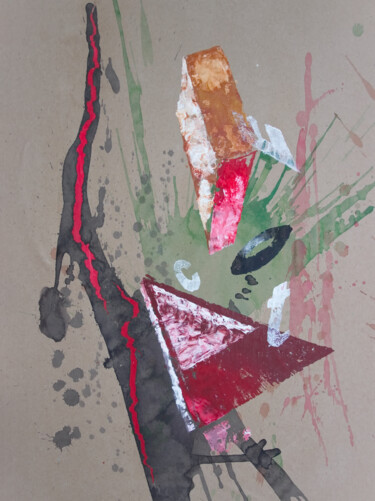 Malerei mit dem Titel "Still Life With A P…" von Aleks Andr, Original-Kunstwerk, Acryl