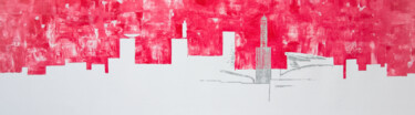 Картина под названием "Saitama Japan Abstr…" - Aleks Andr, Подлинное произведение искусства, Масло